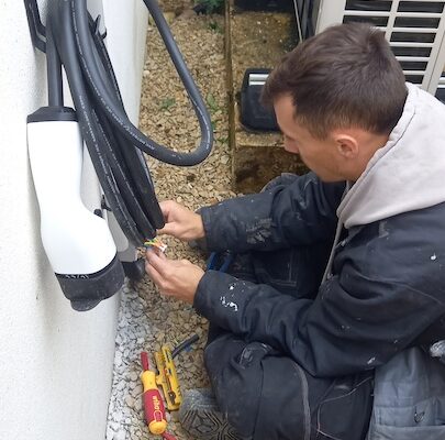 Installation borne de recharge Volvo – Ile de Ré